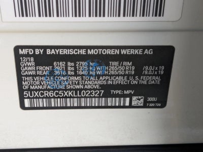 2019 BMW X5 xDrive40i Sports Activity Vehicle