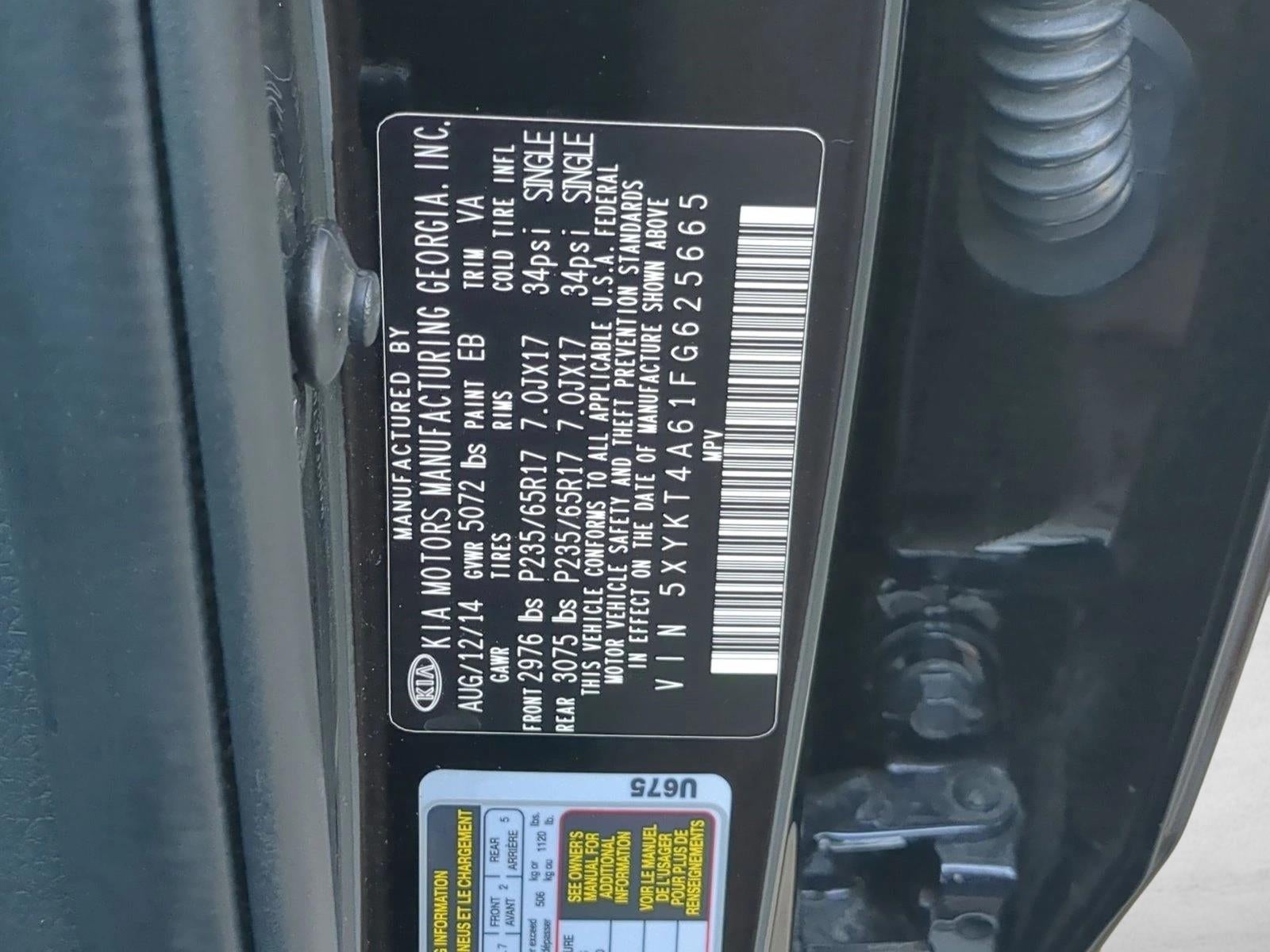 2015 Kia Sorento 2WD 4dr I4 LX