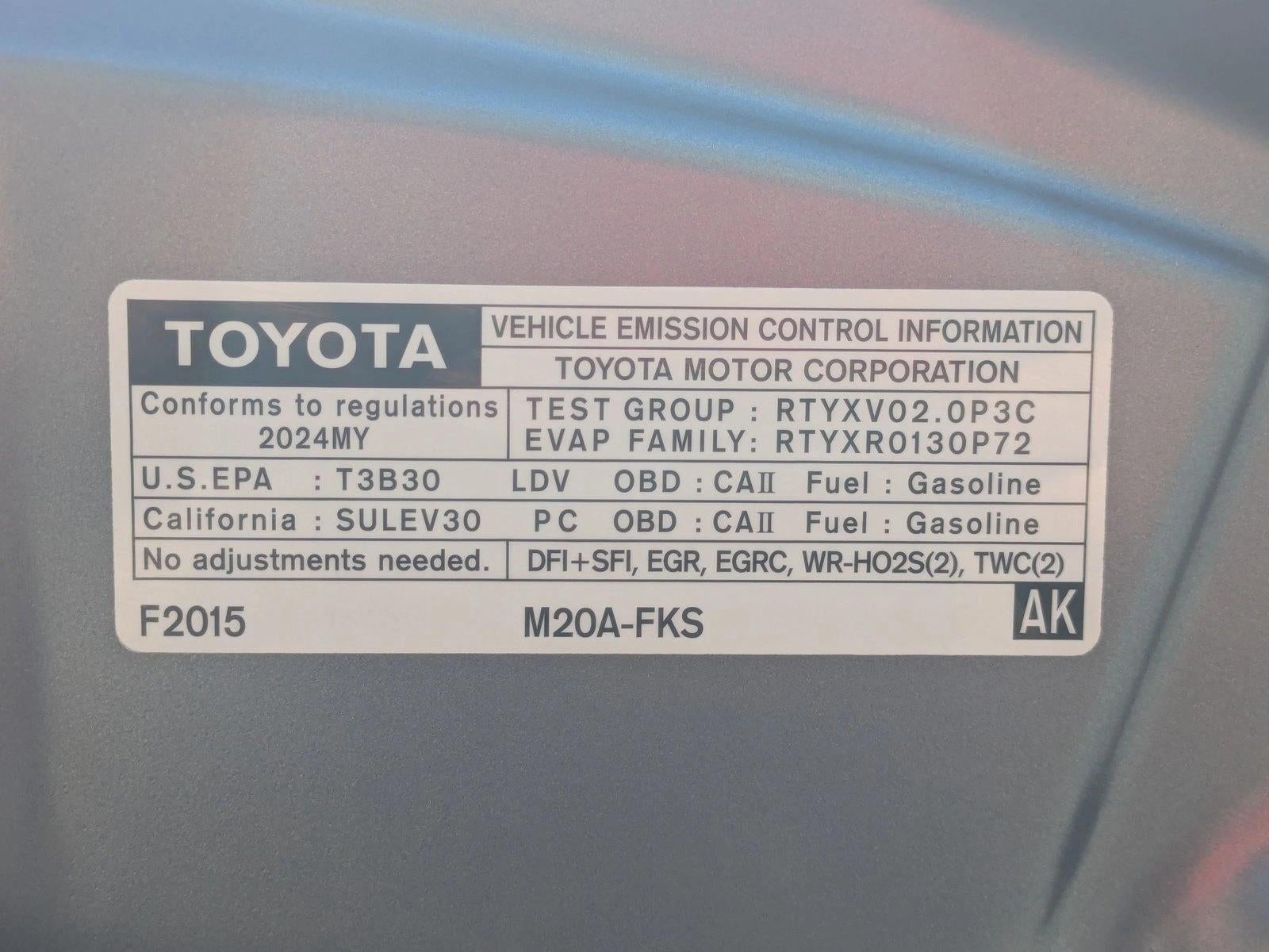 2024 Toyota Corolla XSE CVT (Natl)
