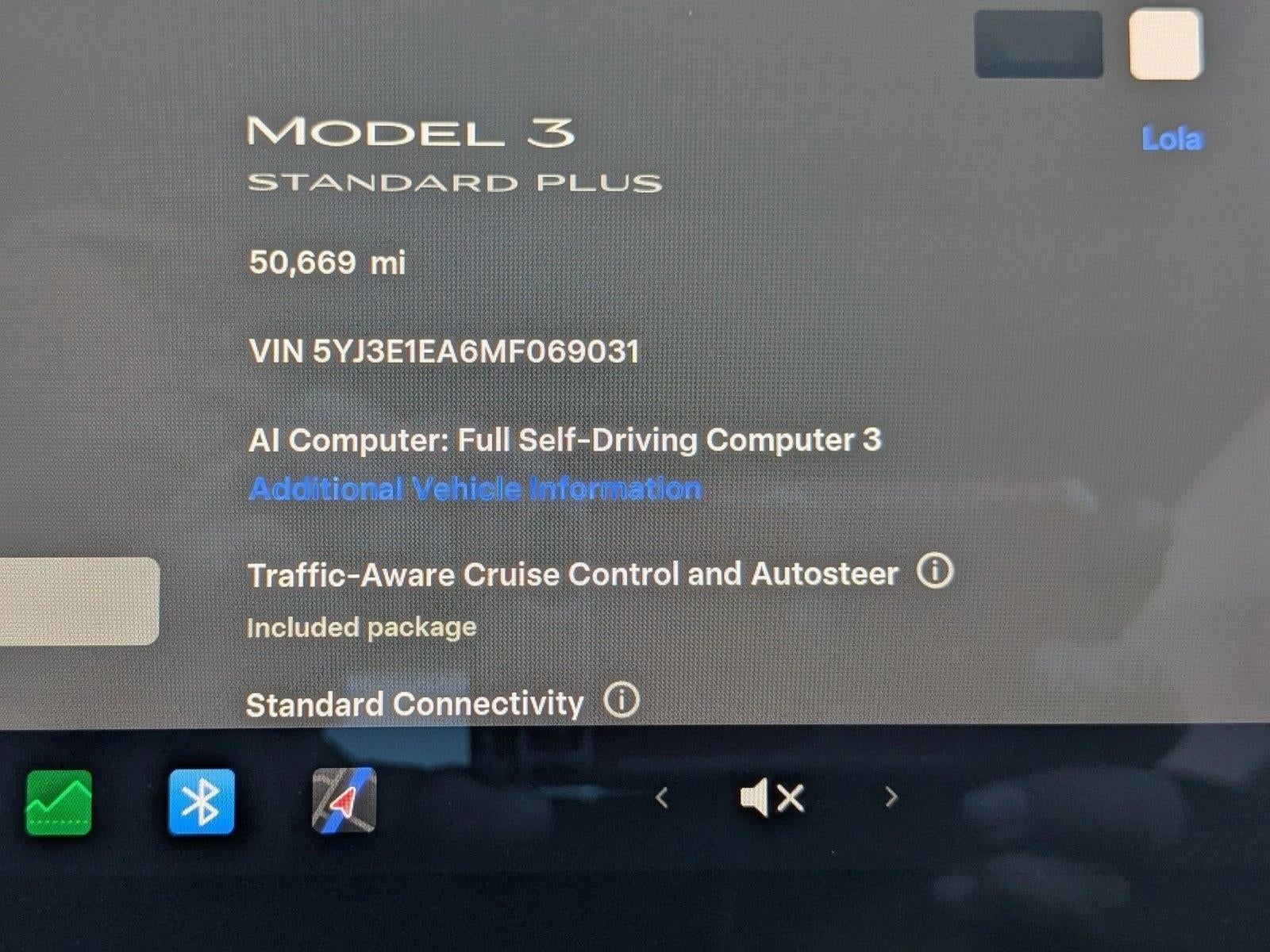 2021 Tesla Model 3 Standard Range Plus RWD