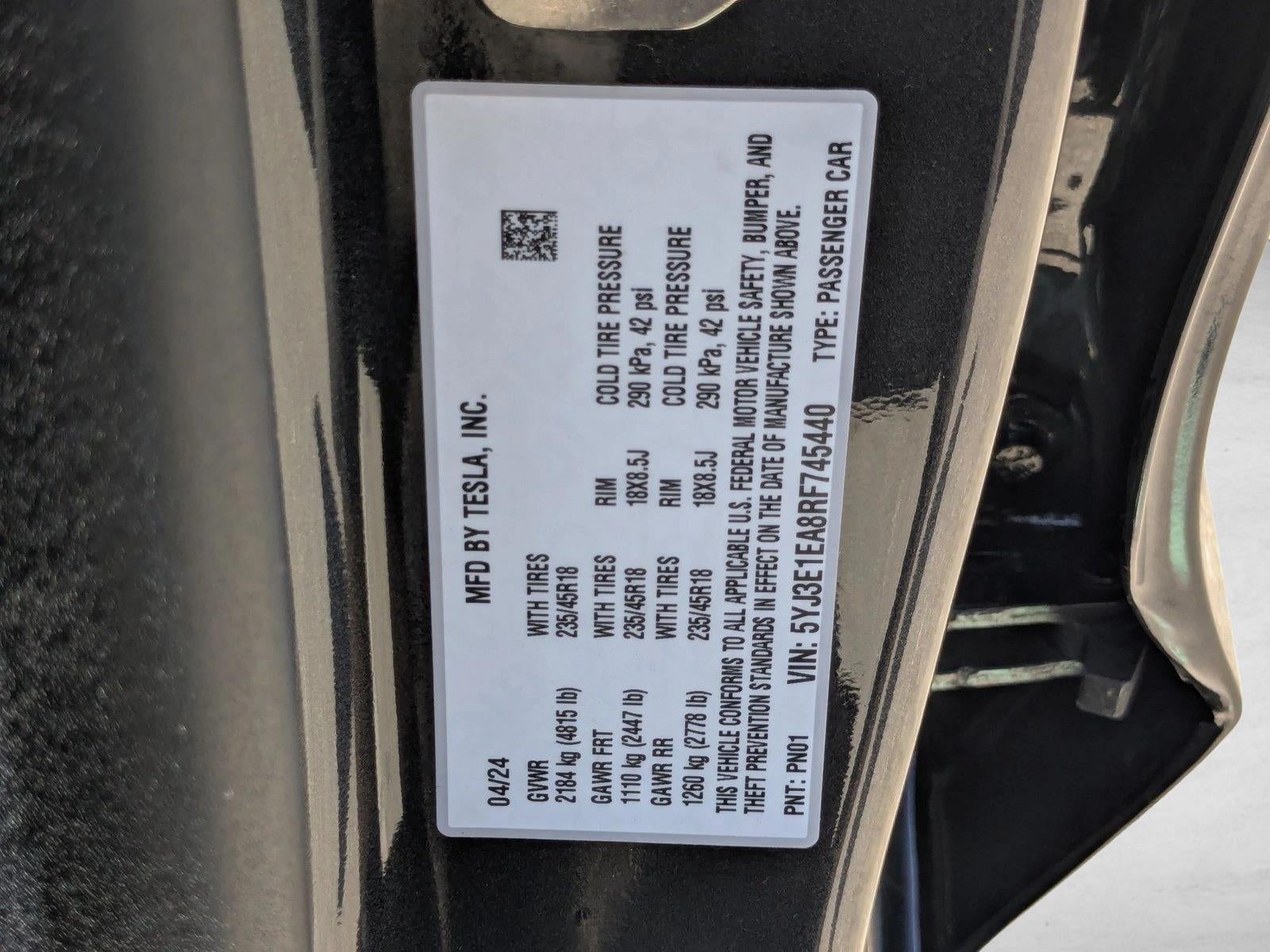 2024 Tesla Model 3 Long Range RWD