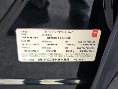 2018 Tesla Model X 100D AWD