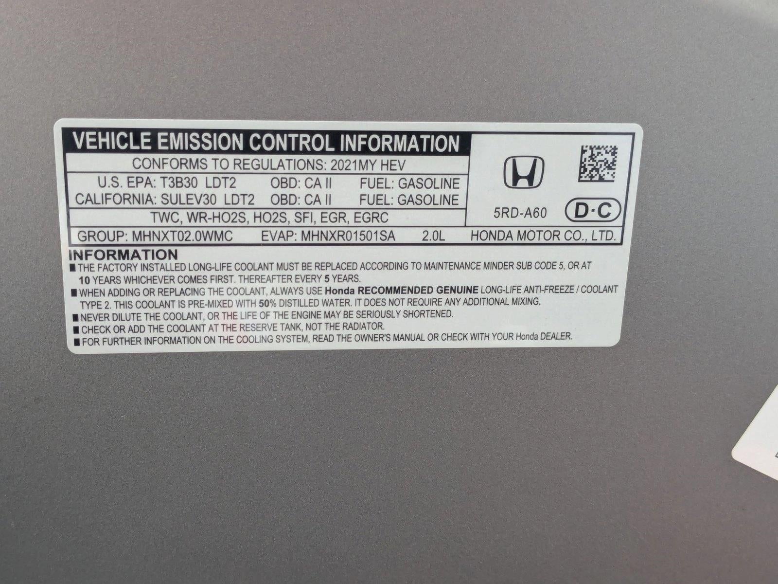 2021 Honda CR-V Hybrid EX AWD