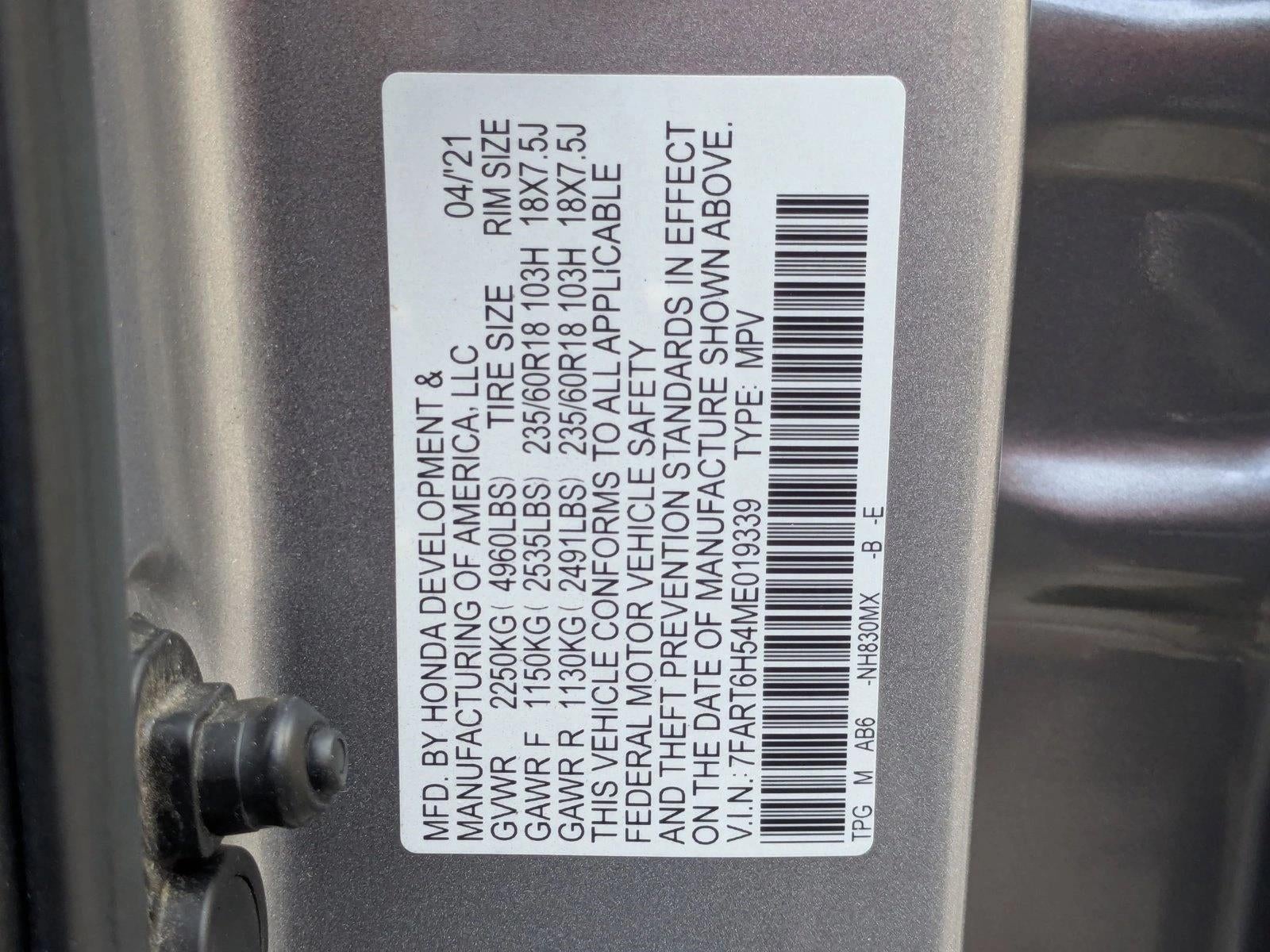 2021 Honda CR-V Hybrid EX AWD