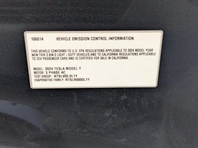 2024 Tesla Model Y Long Range RWD