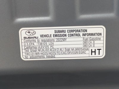 2022 Subaru WRX Manual