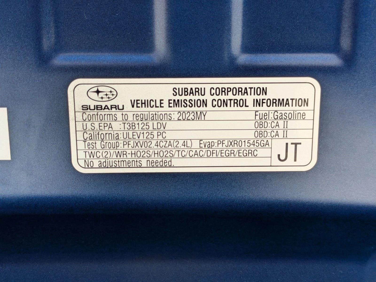 2023 Subaru WRX Premium Manual