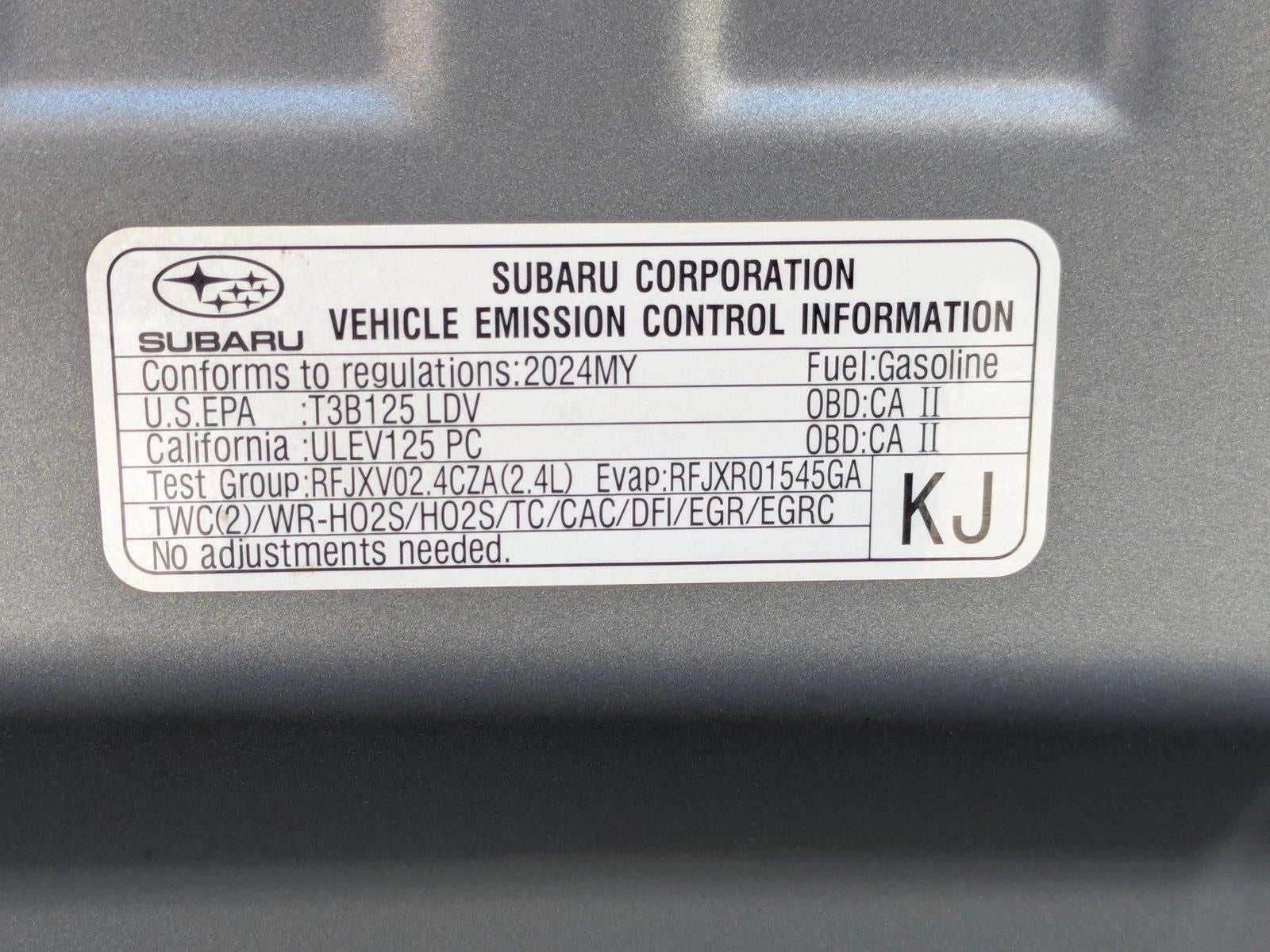 2024 Subaru WRX Premium Manual