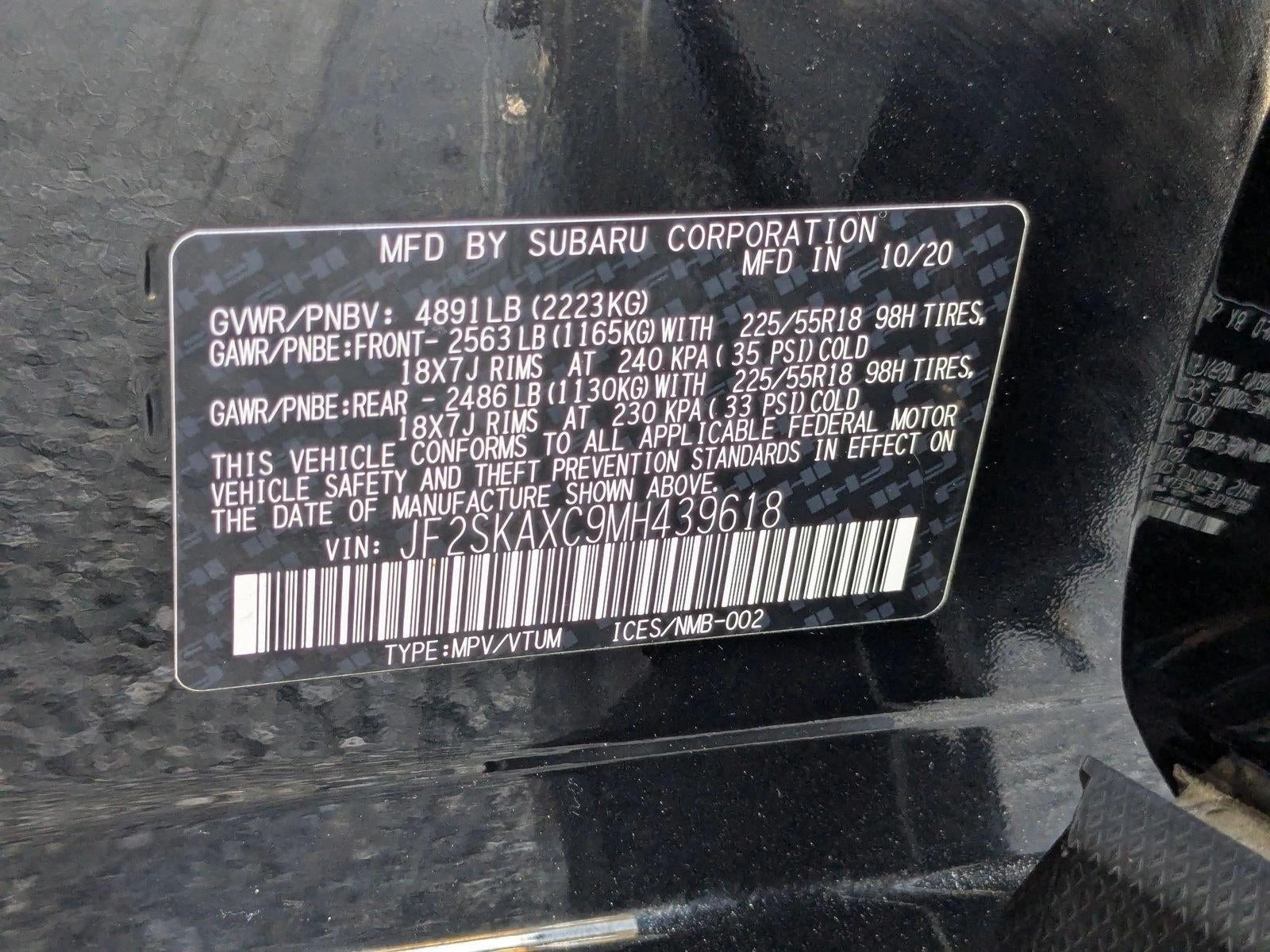 2021 Subaru Forester Touring CVT