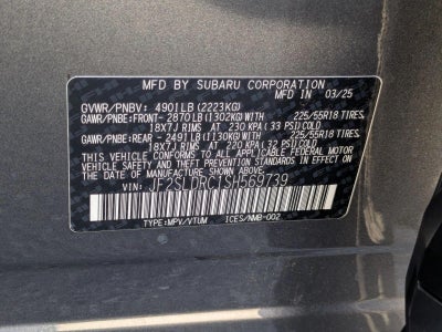 2025 Subaru Forester Limited AWD