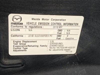 2016 Mazda Mazda3 4dr Sdn Man i Sport