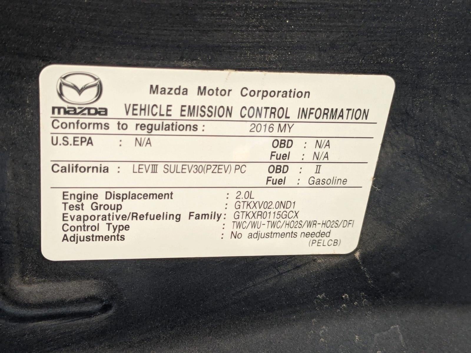 2016 Mazda Mazda3 4dr Sdn Man i Sport