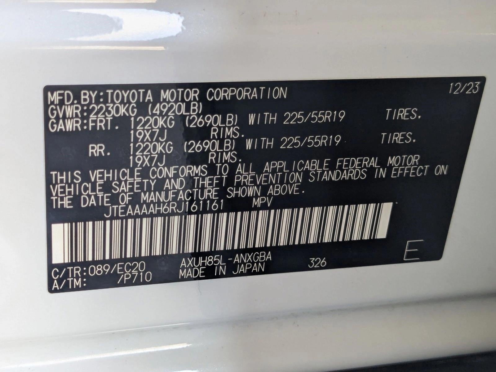 2024 Toyota Venza Nightshade AWD (Natl)