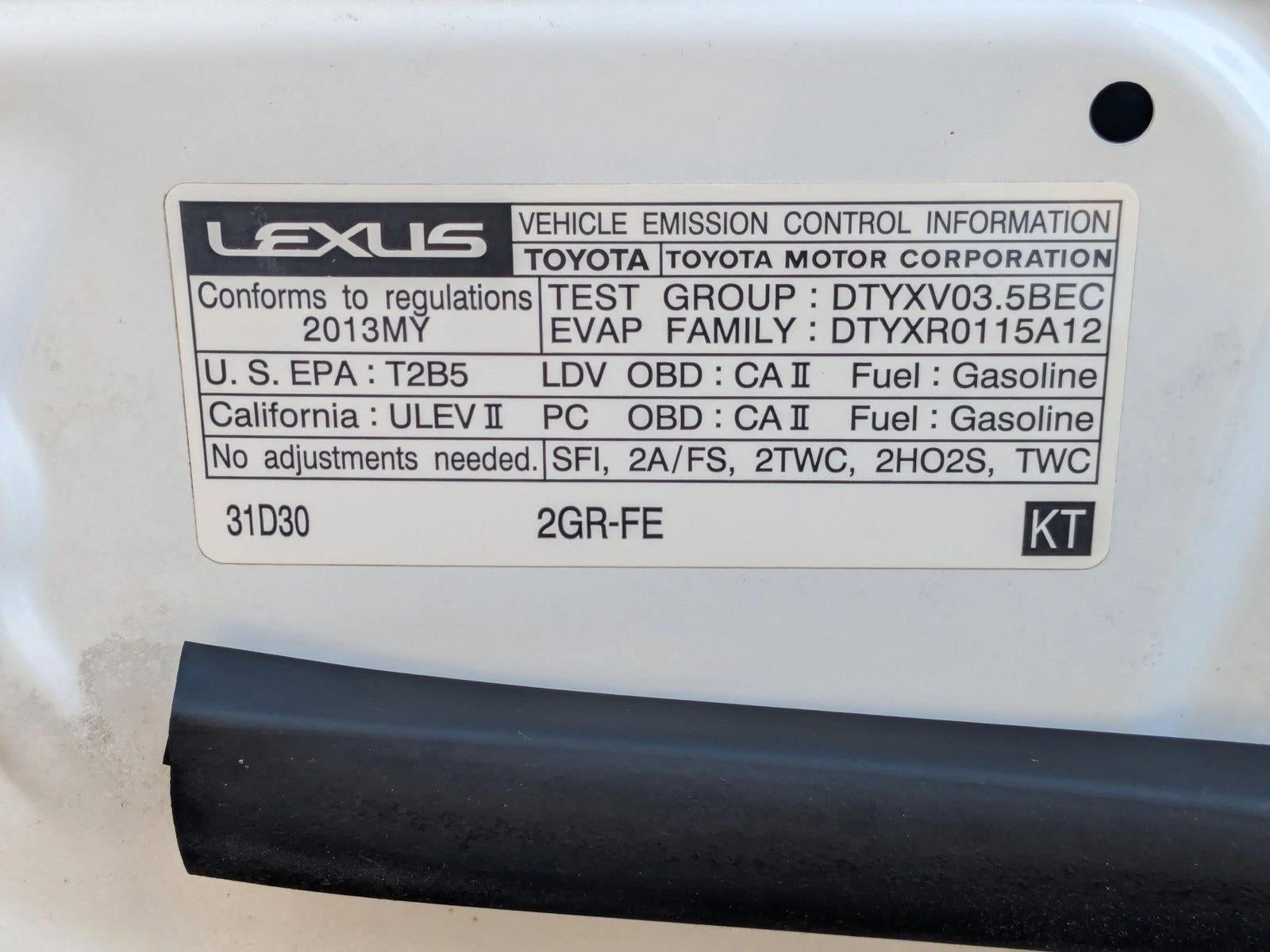 2013 Lexus ES 350 4dr Sdn