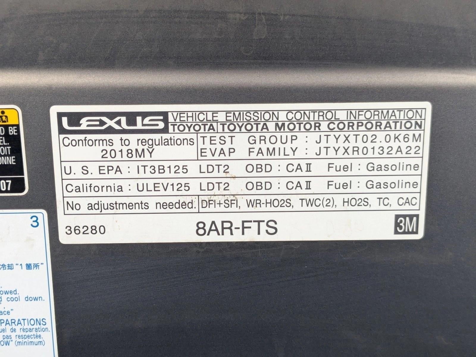 2018 Lexus NX 300 F Sport FWD