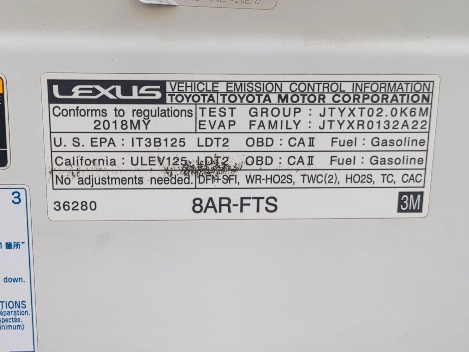 2018 Lexus NX 300 F Sport FWD