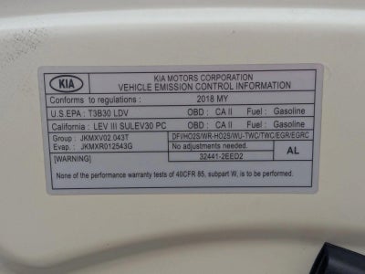 2018 Kia Optima Plug-In Hybrid EX Auto