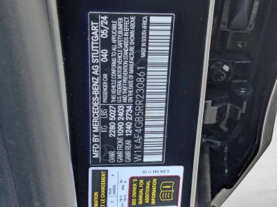 2024 Mercedes-Benz C-Class C 300 Sedan