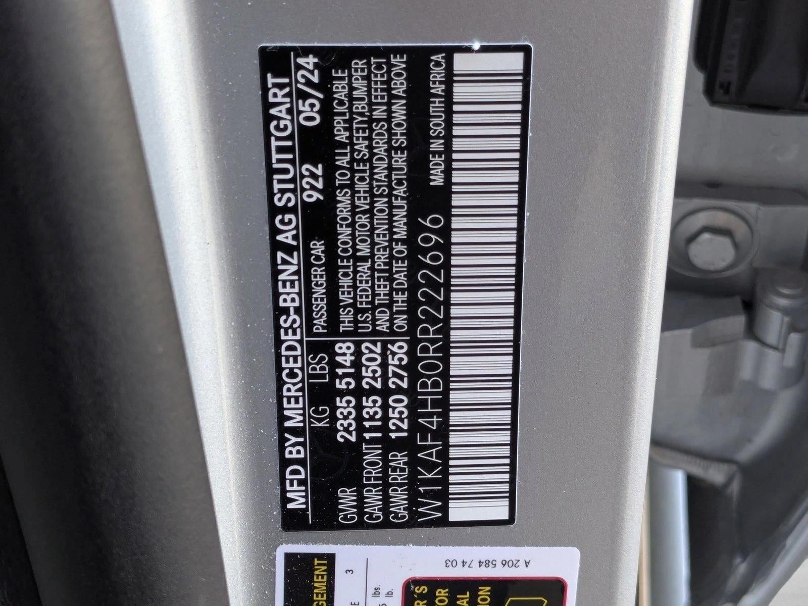 2024 Mercedes-Benz C-Class C 300 4MATIC® Sedan