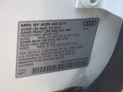 2019 Audi Q7 Premium 45 TFSI quattro