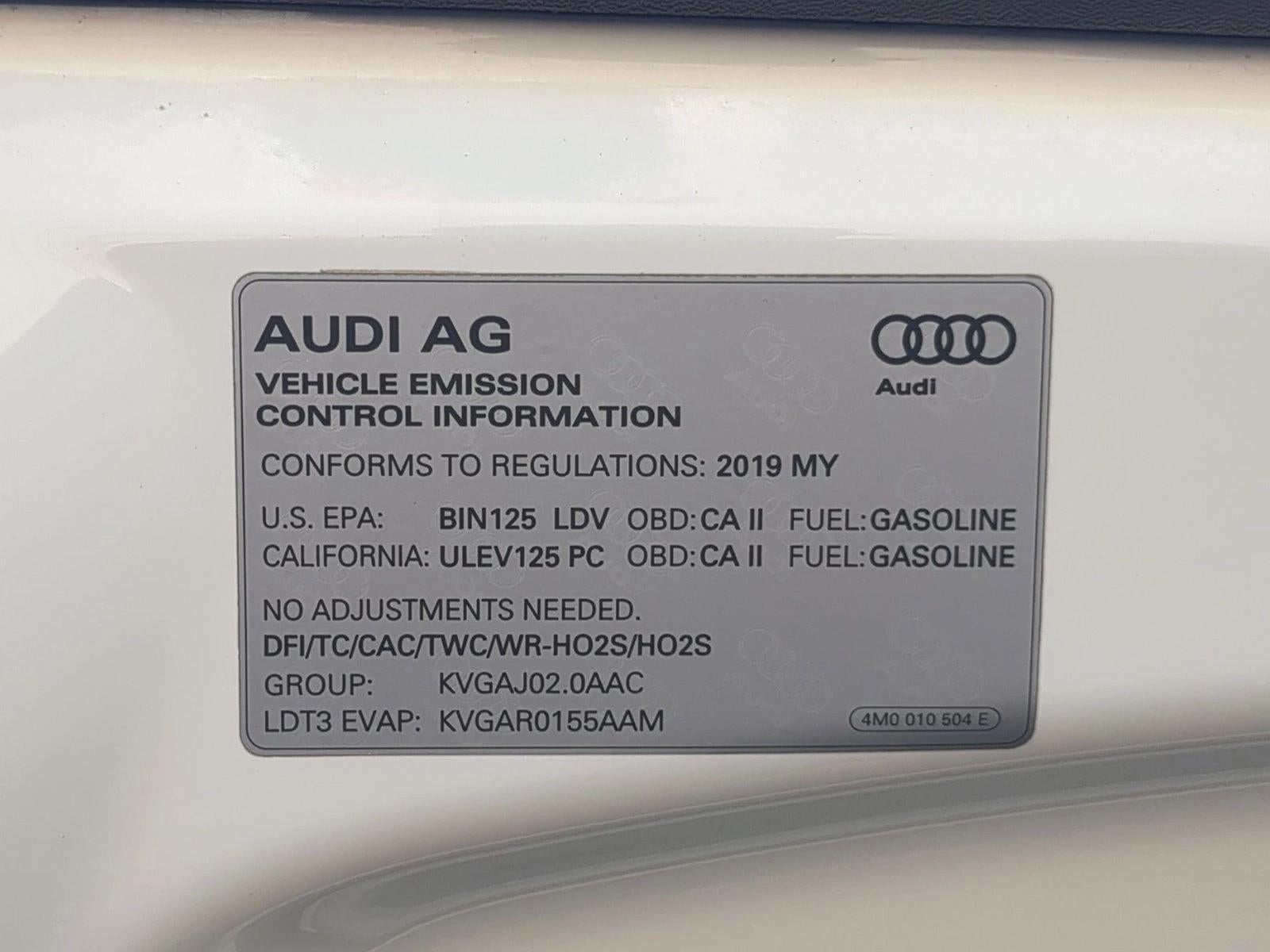 2019 Audi Q7 Premium 45 TFSI quattro