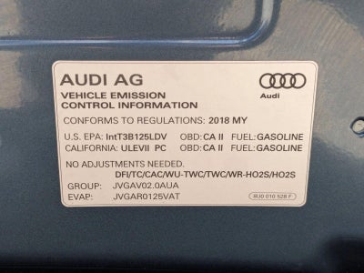 2018 Audi Q3 2.0 TFSI Premium FWD