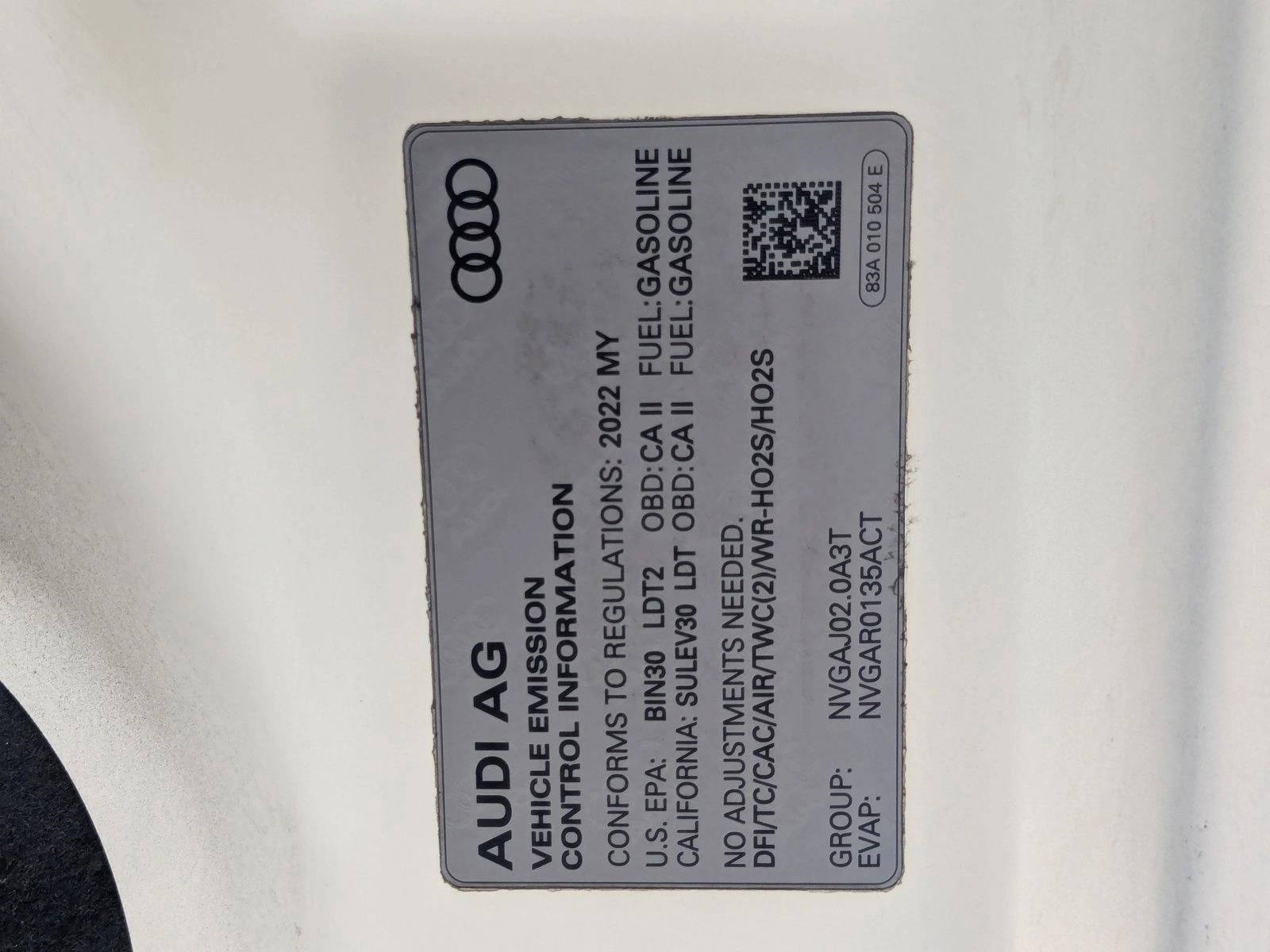 2022 Audi Q3 S line Premium 45 TFSI quattro