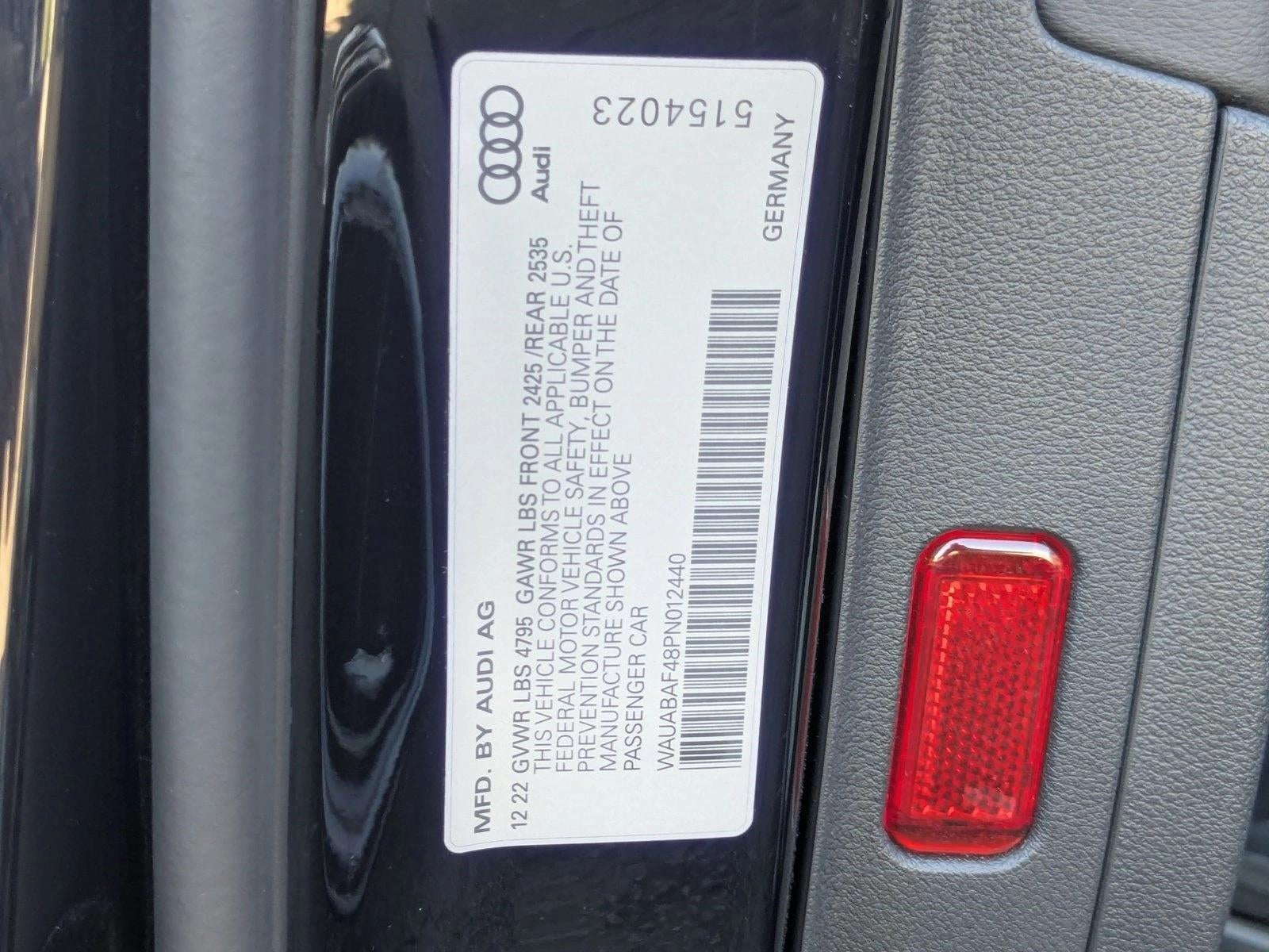 2023 Audi A4 Sedan Premium 40 TFSI quattro
