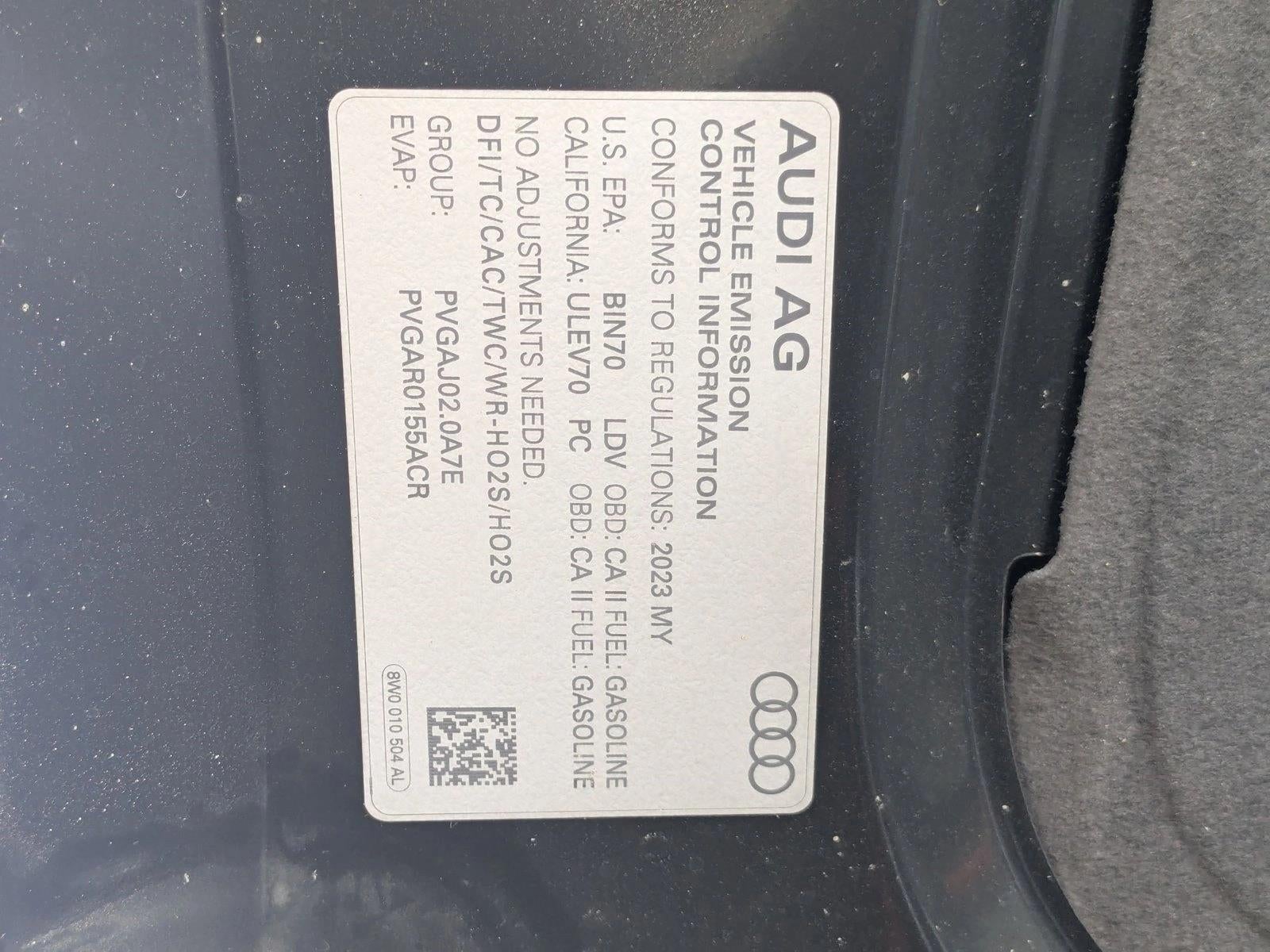 2023 Audi A4 Sedan Premium 40 TFSI quattro
