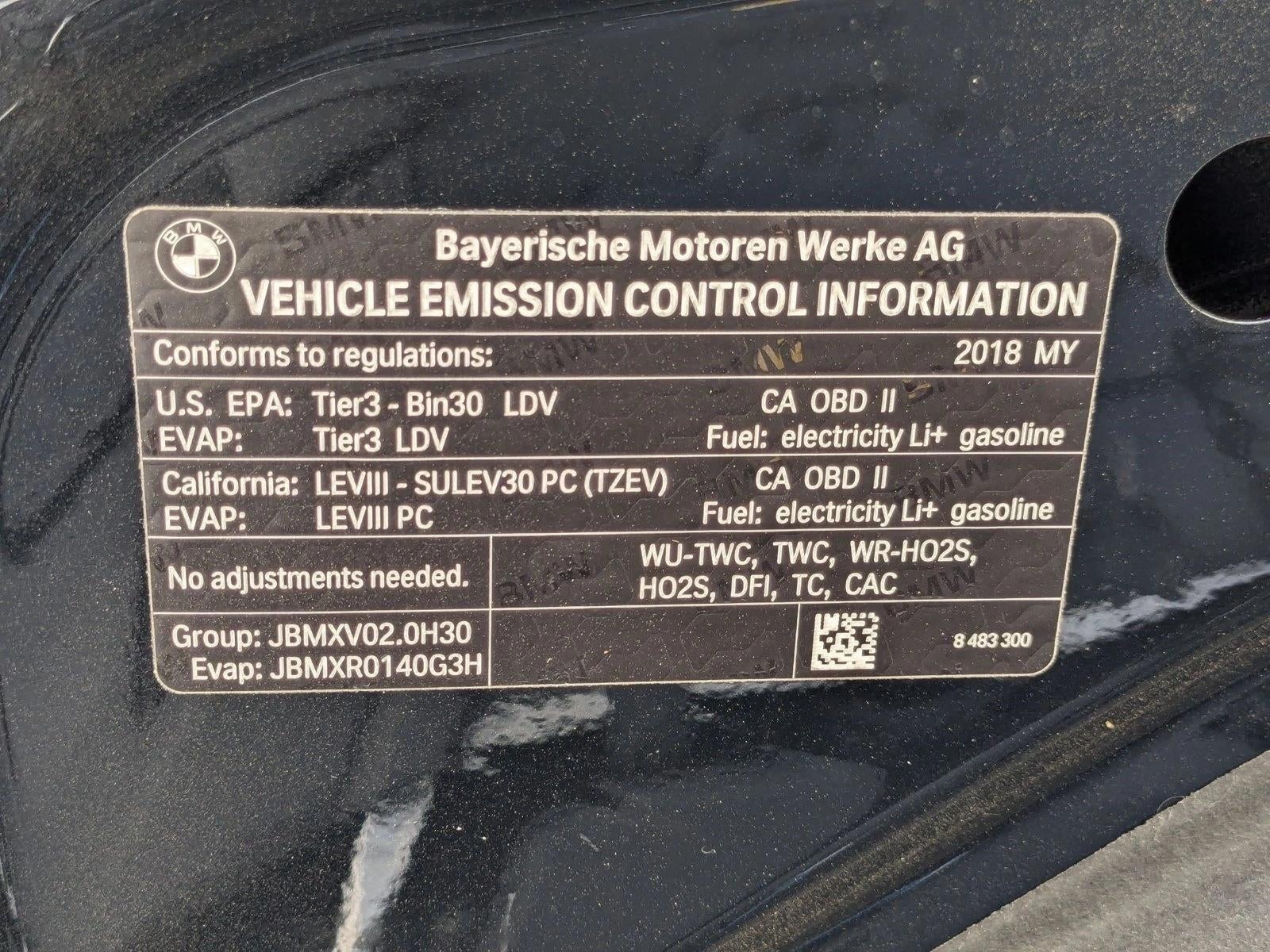 2018 BMW 530e iPerformance Plug-In Hybrid