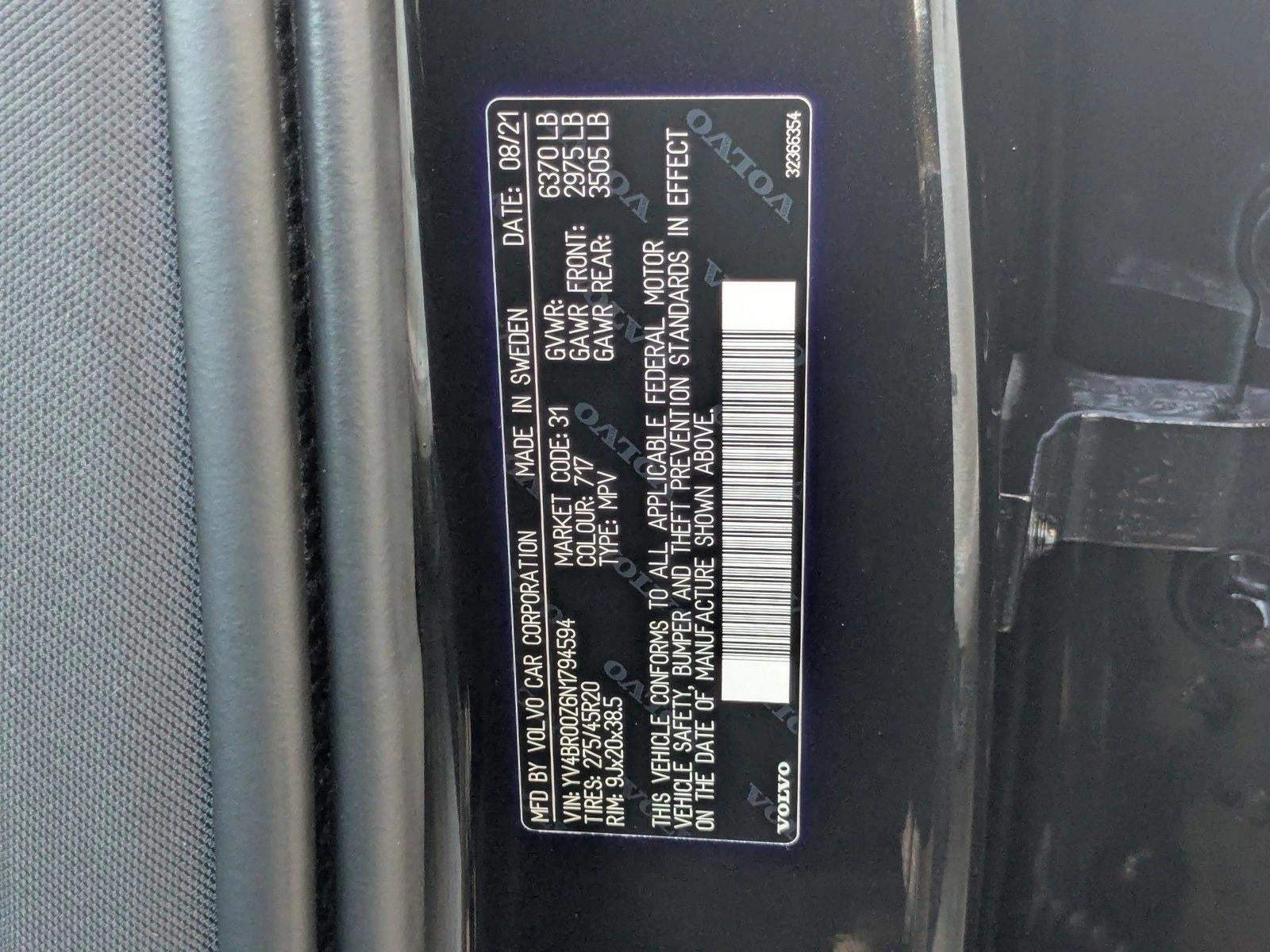 2022 Volvo XC90 Recharge Plug-In Hybrid T8 eAWD PHEV Inscription Expression 6P