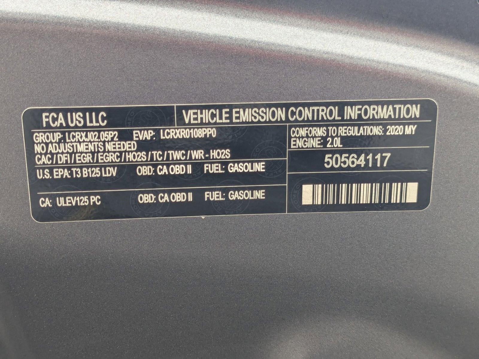 2020 Alfa Romeo Giulia RWD