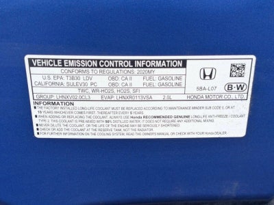 2020 Honda Civic Sedan Sport CVT