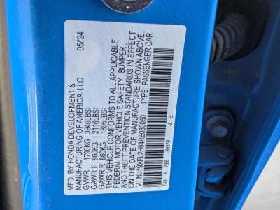 2024 Honda Civic Hatchback Sport CVT