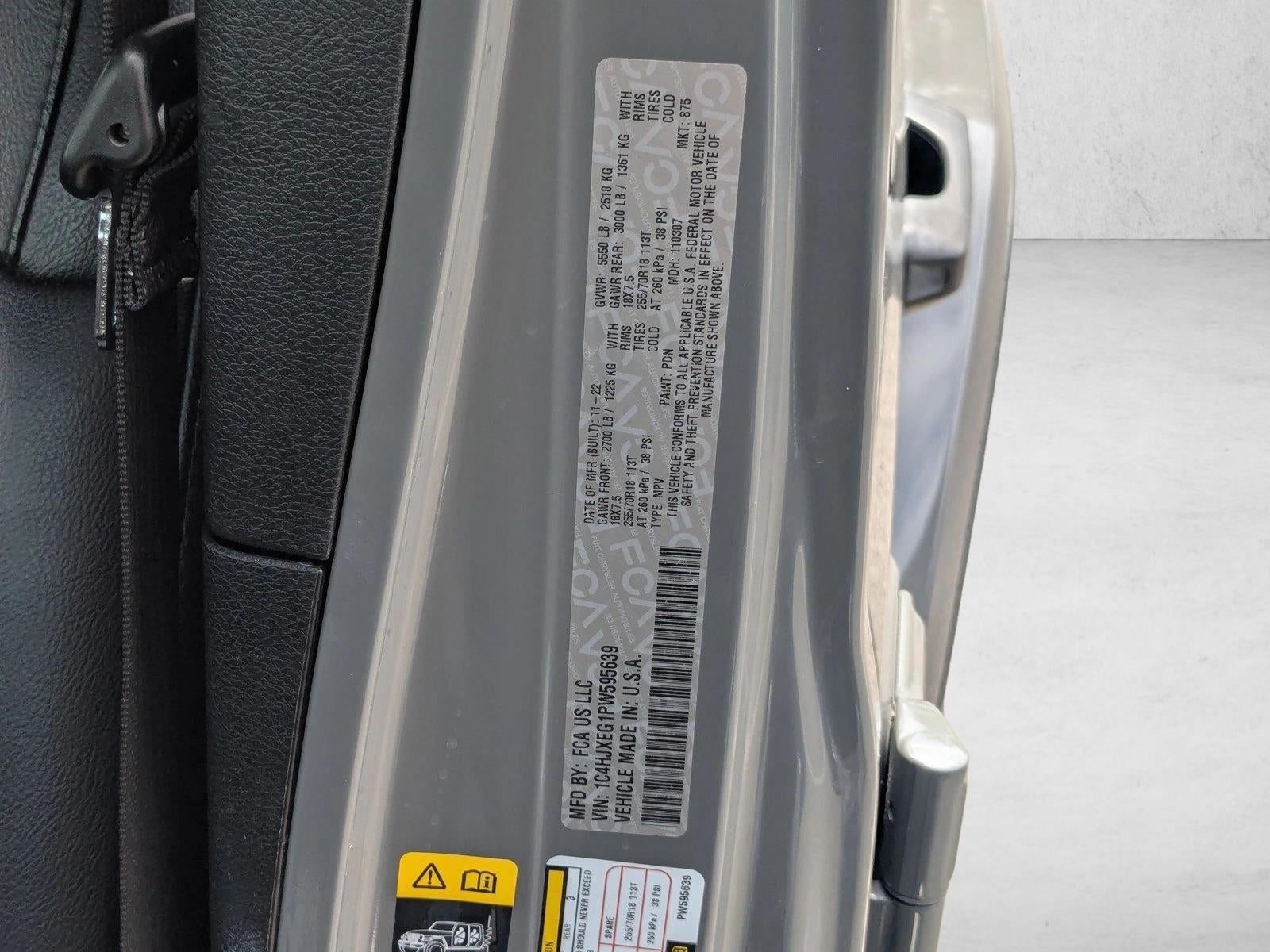 2023 Jeep Wrangler Sahara 4 Door 4x4