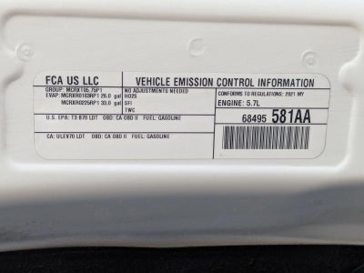 2021 RAM 1500 Laramie 4x2 Crew Cab 5'7" Box