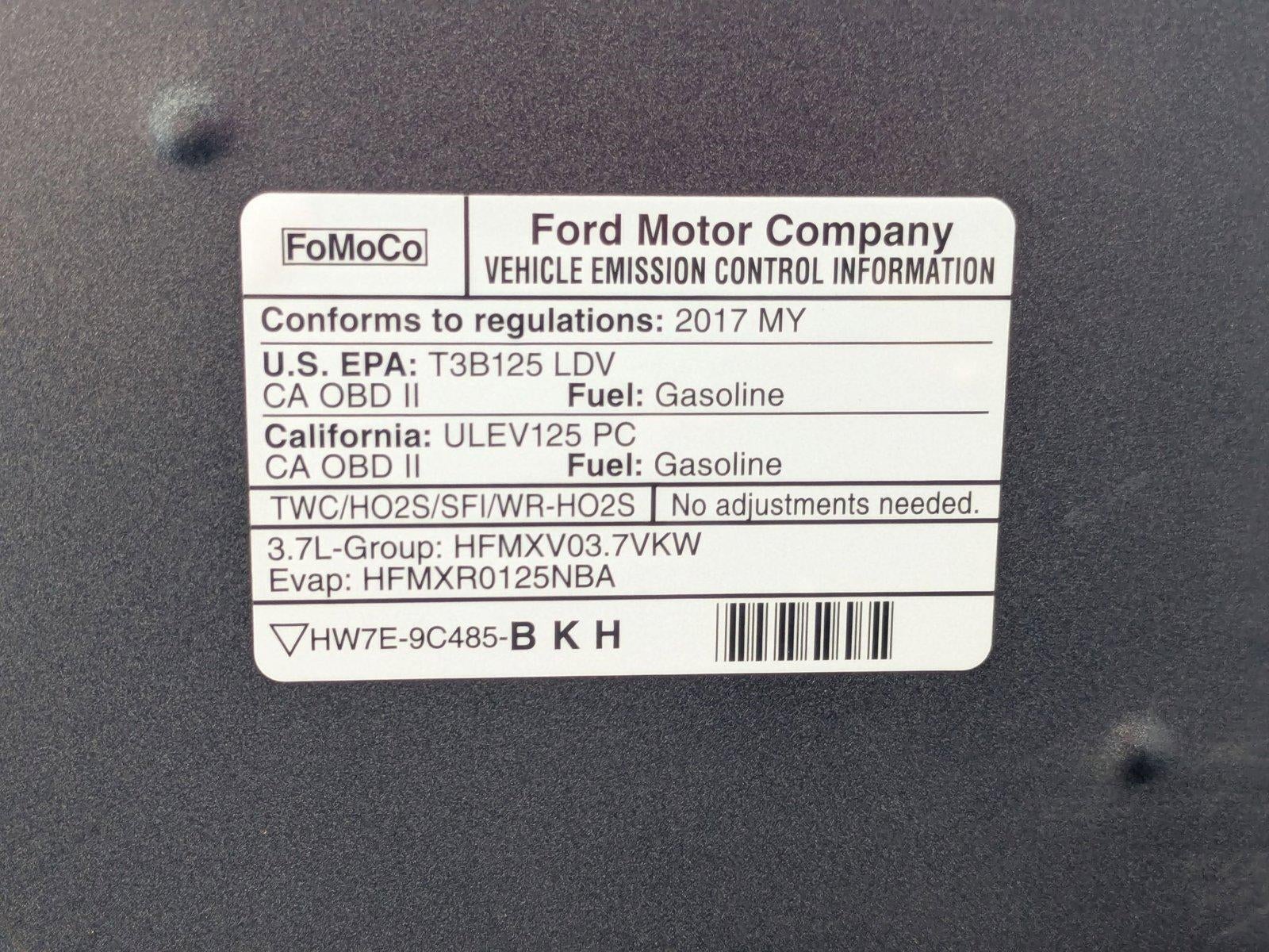 2017 Ford Mustang V6 Fastback