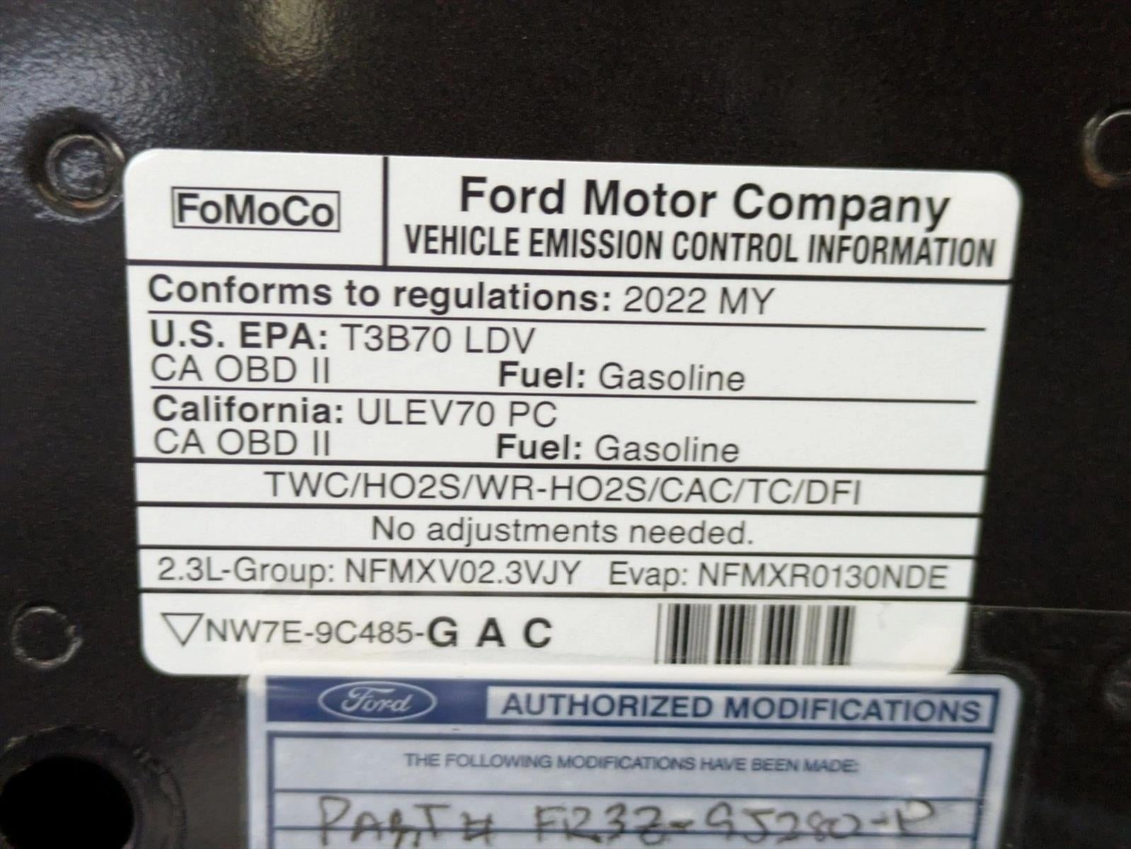 2022 Ford Mustang EcoBoost Fastback