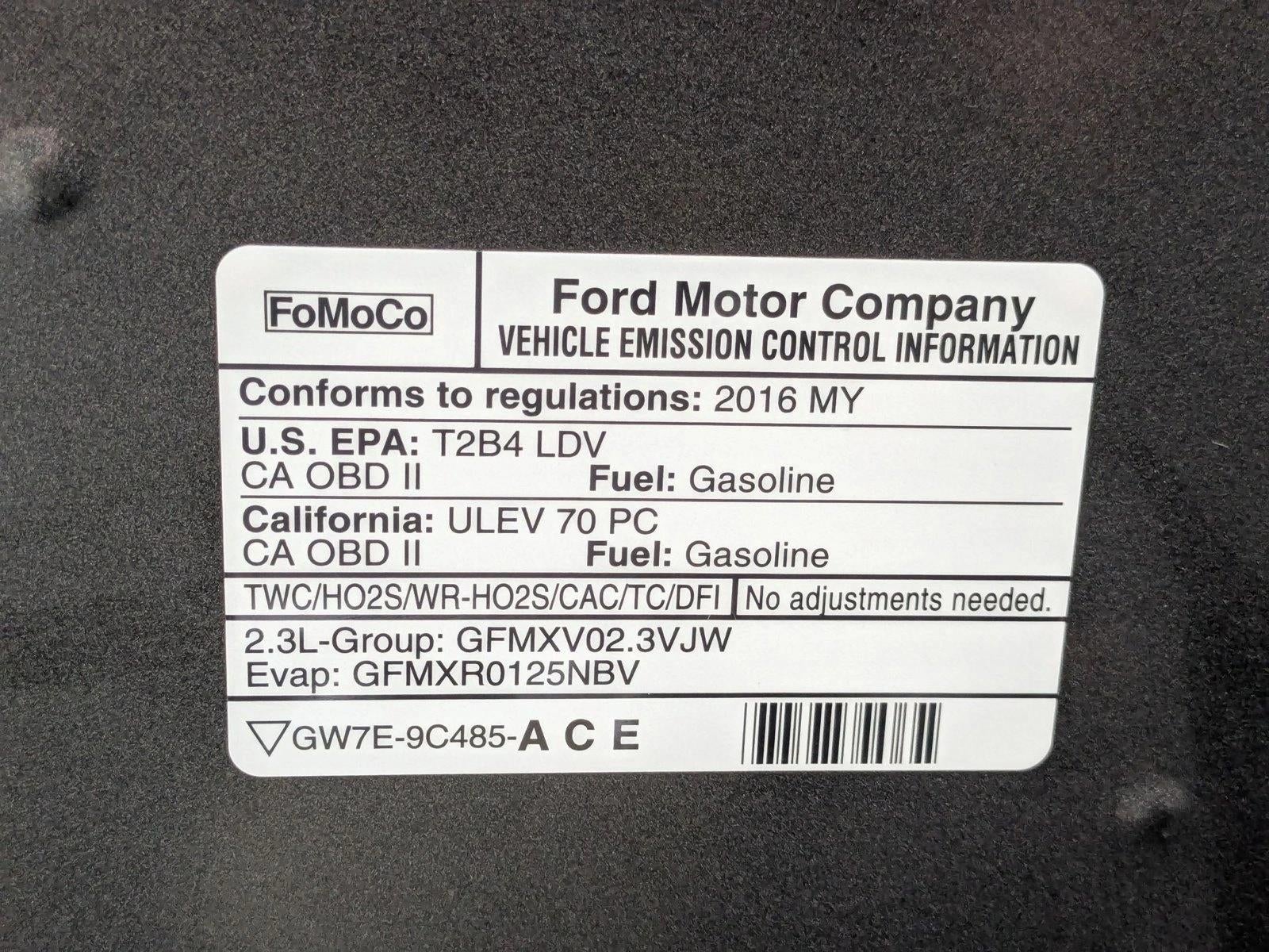 2016 Ford Mustang 2dr Fastback EcoBoost