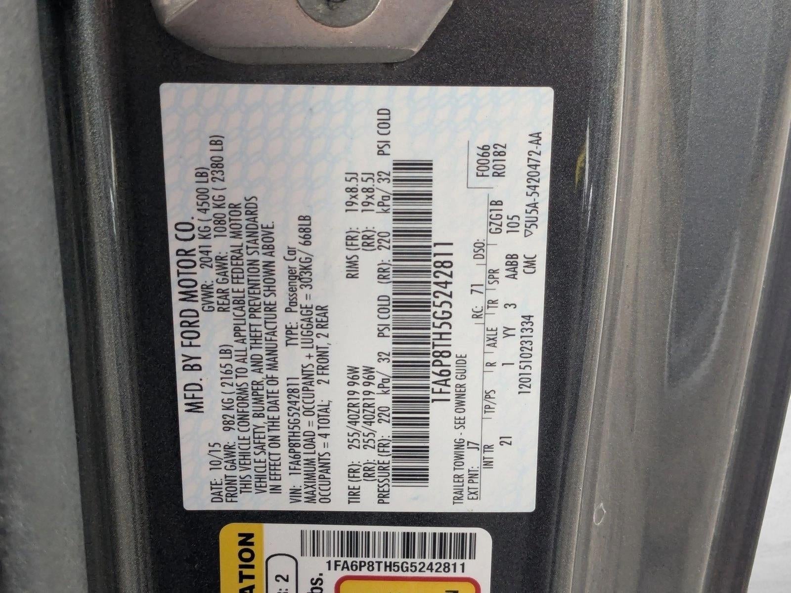 2016 Ford Mustang 2dr Fastback EcoBoost