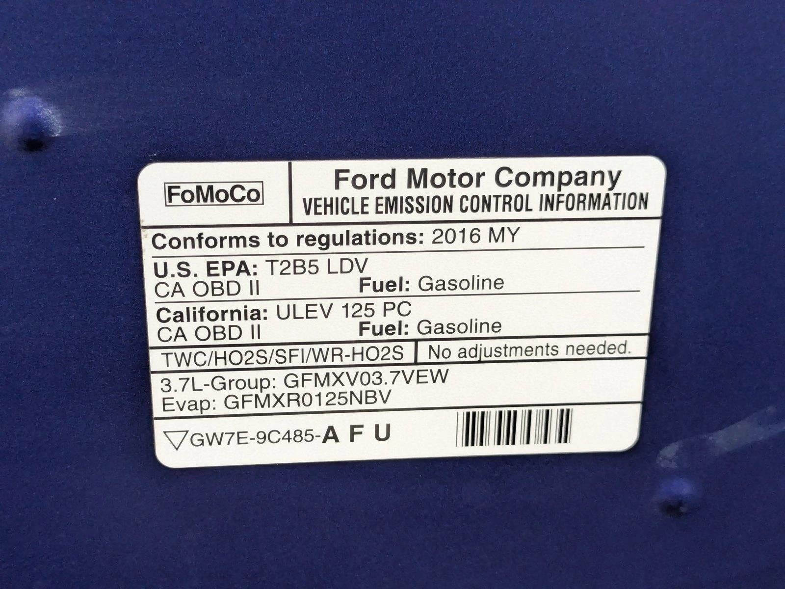 2016 Ford Mustang 2dr Conv V6