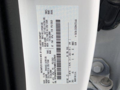 2021 Ford Super Duty F-550 DRW XL 2WD Crew Cab 179" WB 60" CA