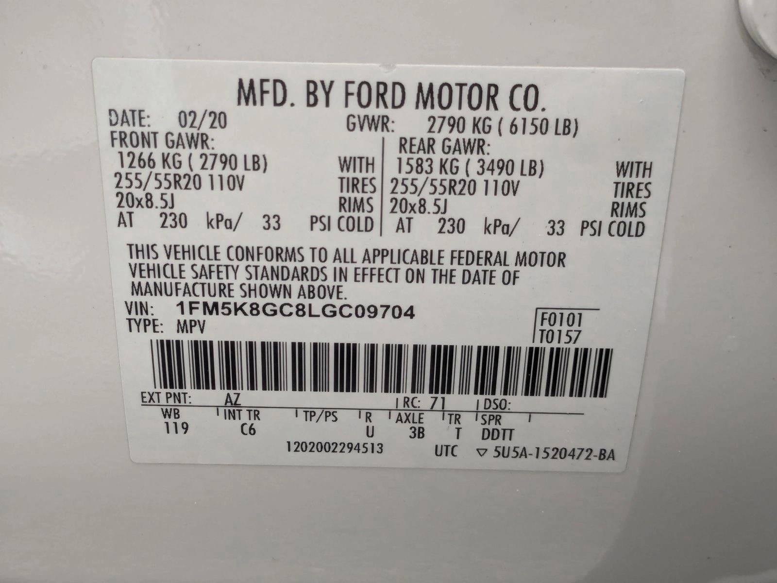 2020 Ford Explorer ST 4WD