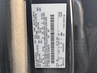 2020 Ford Escape Titanium Hybrid FWD