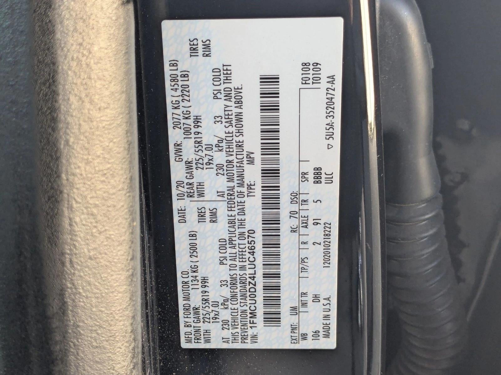 2020 Ford Escape Titanium Hybrid FWD