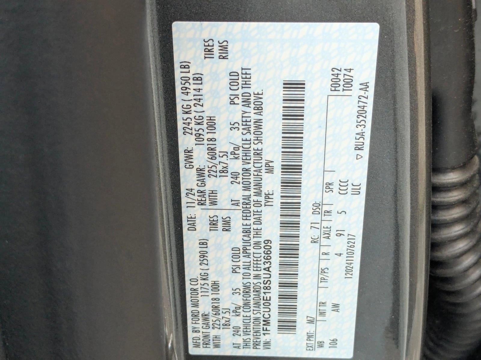 2025 Ford Escape PHEV FWD