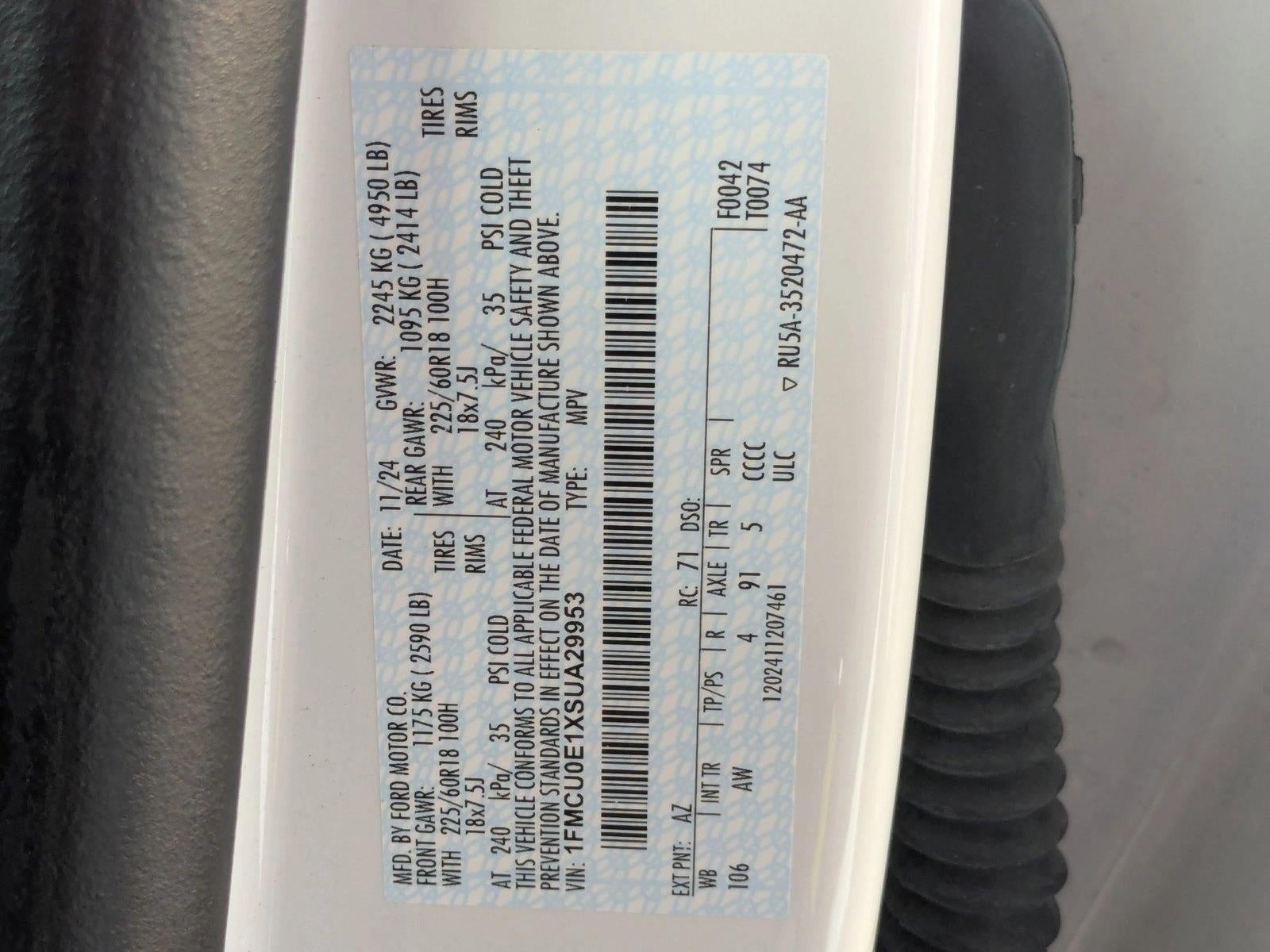 2025 Ford Escape PHEV FWD