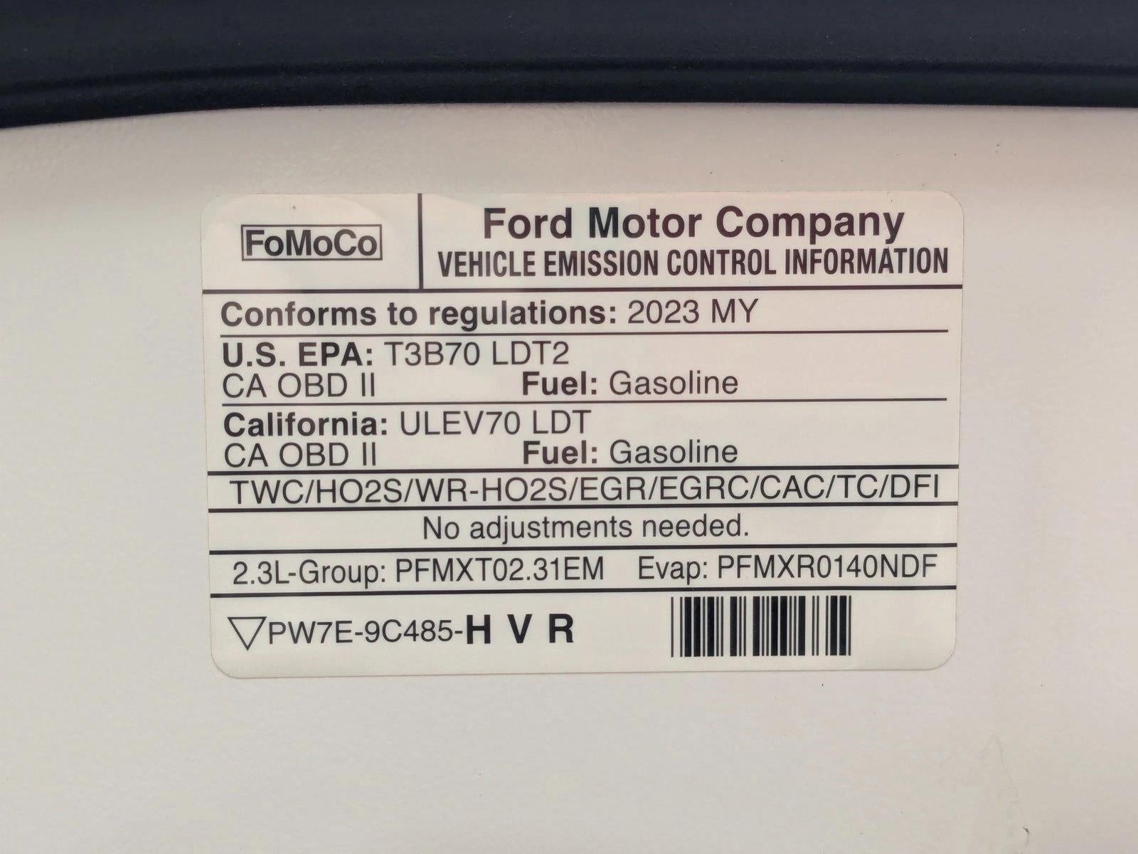 2023 Ford Bronco Base 2 Door Advanced 4x4