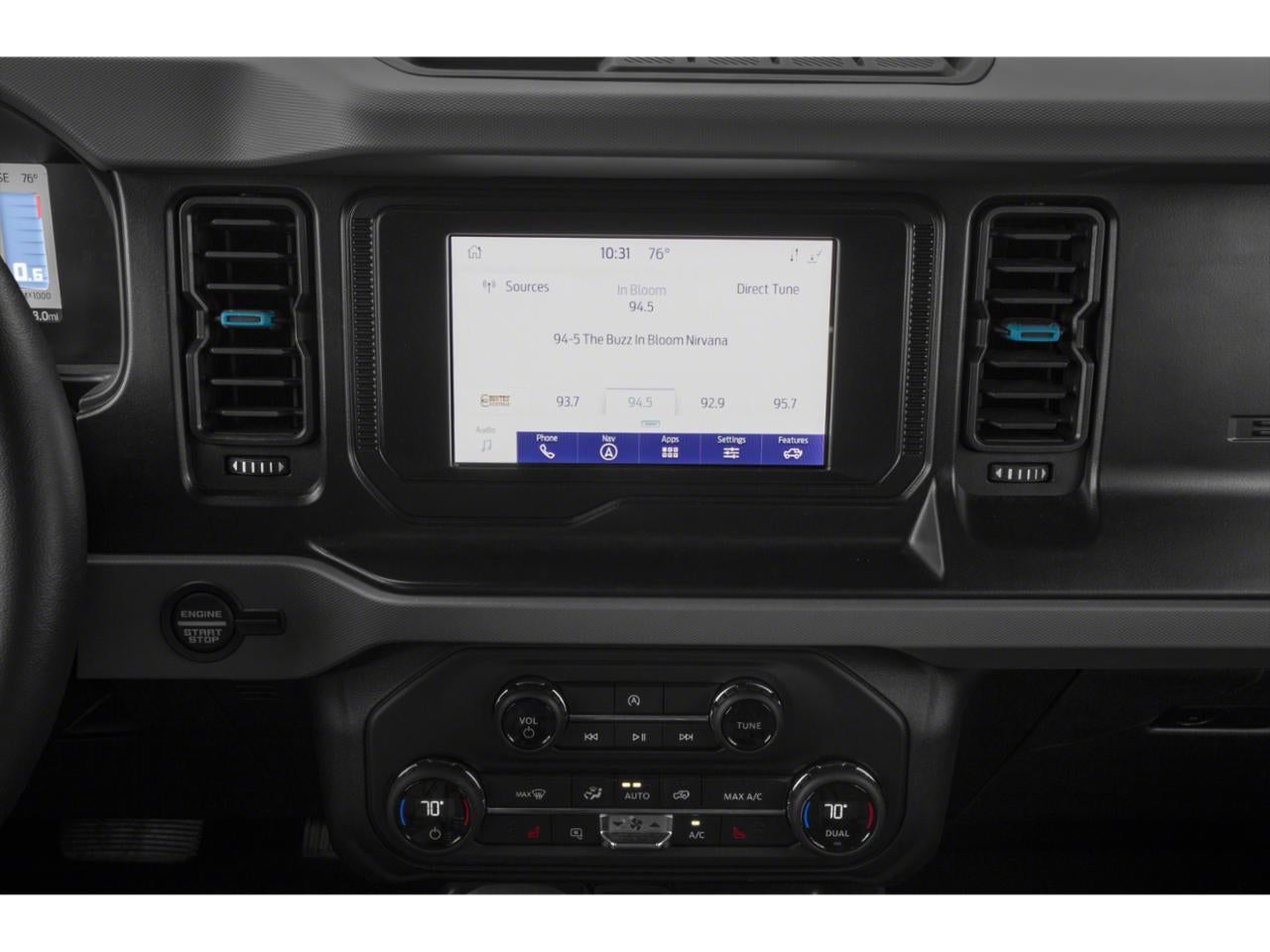 2022 Ford Bronco Black Diamond 4 Door Advanced 4x4