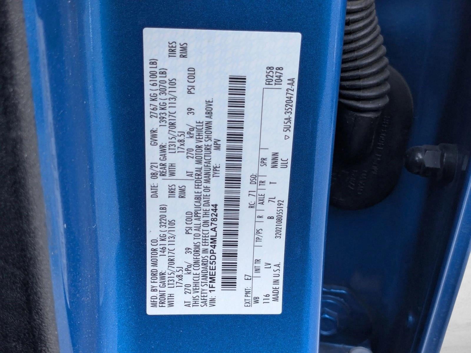 2021 Ford Bronco Base 4 Door Advanced 4x4